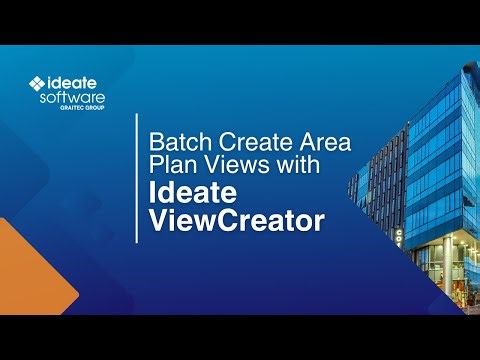 Batch Create Area Plan Views with Ideate