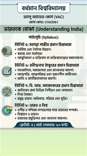 B.A 2nd Semester VAC Environment Science Syllabus || Burdwan University||