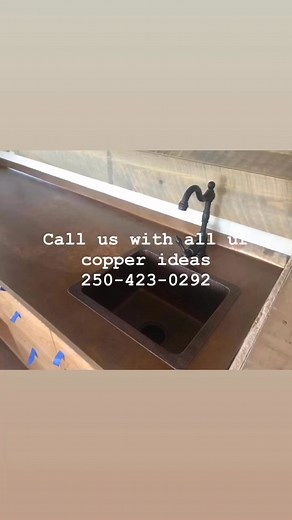 Copper breakfast coffee counter | Fernie Copperworks Inc. | Facebook