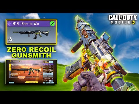 💥 ZERO Recoil M16 Gunsmith! ⚙️ Long Range BEAST in BR | CoD Mobile