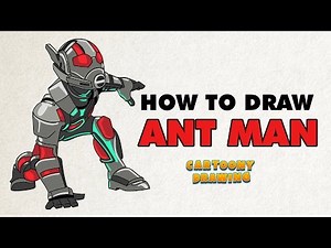 ANT MAN - How to draw Ant Man in three minutes