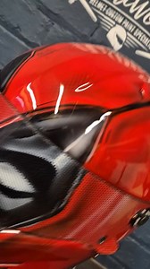 That was a fun project , cartoony deadpool design 😈 #helmet #painting #deadpool #marvel #comics #custommade #bikelife #custom #custommade | Blaze ArtWorks Custompaint