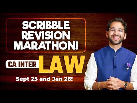 One marathon to score 60+ | CA Inter | Sept'25 | ICAI | CA Shubham Singhal