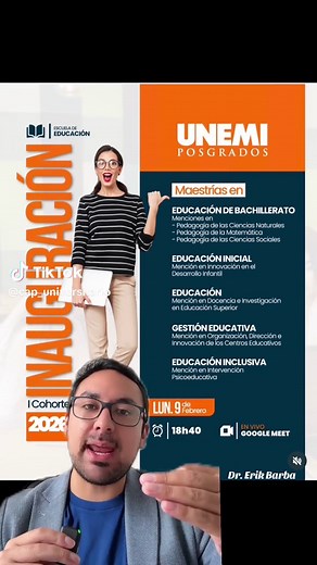 Inscripciones Abiertas para Maestrías en Educación 2026