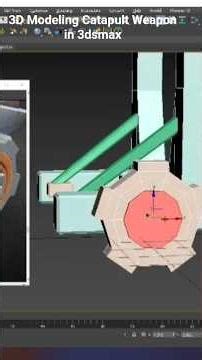 Create a 3D Catapult Weapon in 3dsmax | How To Model It. #3d #gameassets