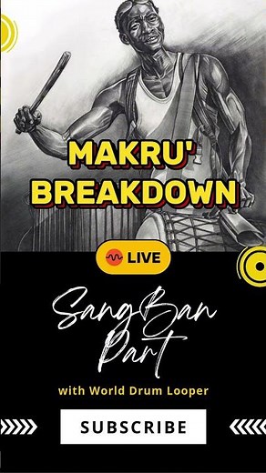 Rythm Breakdown || Makrù (Makuku) || DunDun Sangban and Kenkeni Pattern #djembe #dundun #djembelove