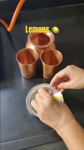 Fastest way to clean copper items ⚡ | Copper Cleaning | Kitchen Hack | Copper