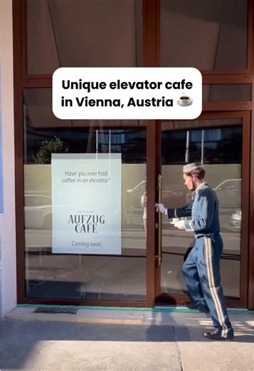 Unique Elevator Café Experience in Vienna
