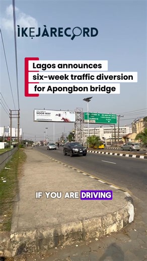 Lagos State has announced a six-week traffic diversion for Apongbon Bridge as repair works are set to begin on both the bridge and its service lane. The maintenance will affect both inbound and outbound lanes, impacting motorists traveling between the Mainland and the Island. The Lagos State Commissioner for Transportation, Mr. Oluwaseun Osiyemi, said the repairs will run from Thursday, February 5, to Thursday, March 19, 2026. Drivers are advised to expect delays and plan their routes accordingl