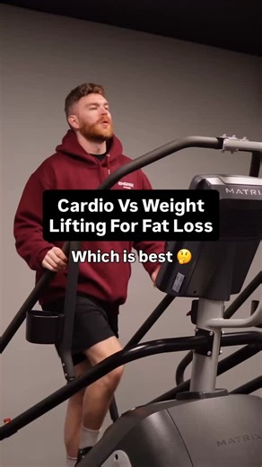 Cardio vs weight training for fat loss 🤔 Which is best? This confuses a lot of beginners, so here’s the simple breakdown if your goal is fat loss for 2026: The benefits of weight training for fat loss 🏋️ 1: The more muscle you have, the more calories you burn throughout the day… even while sitting doing nothing. This makes it easier to lose body fat and lets you eat more food while still losing weight. 2: Our goal is not weight loss… it’s FAT loss. If you don’t lift weights while dieting, you’