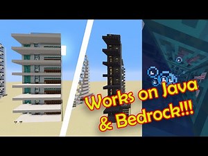 MULTI-FLOOR Bubble ELEVATOR for Java & Bedrock!