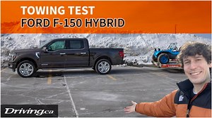 What kind of fuel mileage does the Ford F-150 hybrid get while towing? | Driving