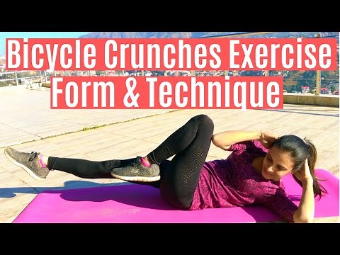 How To Do Bicycle Crunches Properly - Form | Technique | Men | Women | Beginners