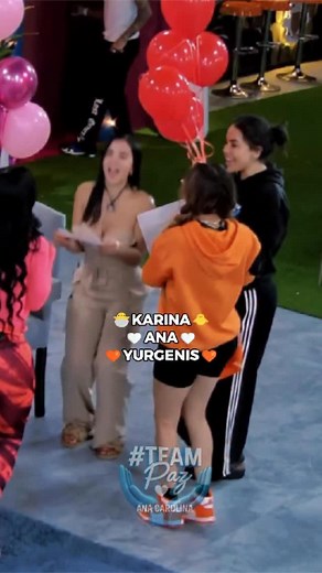 SORPRESA PARA 🐥KARINA🐥, 🤍ANA🤍 Y 🧡YURGENIS🧡 💫🎉 #TeamPaz🤍 #teamana | Castillo Moya Ana Carolina