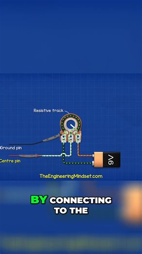 PowerTechLab on Instagram: "Control output voltage with a potentiometer. Create a rheostat. Simple electronics explained! #electronics #potentiometer #rheostat #DIYelectronics #electronicsProjects #engineering"