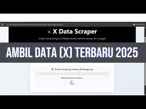 Cara Mengambil Data dari X (Twitter) 2025 - Aplikasi Crawling Modern dengan Real-time Progress