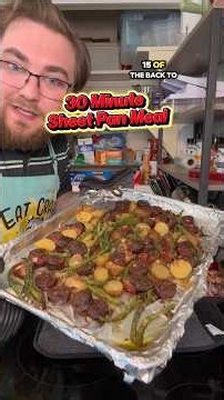30-Minute Sheet Pan Dinner | Easy Stress-free Weeknight Meal! #SheetPanDinner