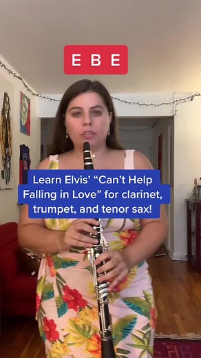 Learn Elvis’ “Can’t Help Falling in Love” for Clarinet, Trumpet, and Tenor Sax