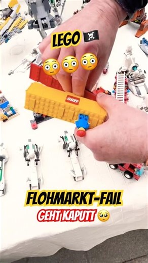 🧱 Flea market fail: Old LEGO breaks 🤯🏴‍☠️ #lego #flea market #fail #fyp