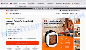 Luna Heater Review, LunaHeater Scam Exposed: Fake “Jet Engine Heating Technology”