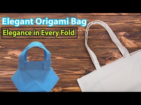 👜✨ “Origami Makeup Bag – Made with Just One Sheet of Paper!”