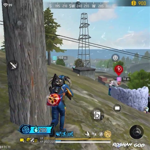 DON'T SHOW ME EMOTE 😈 || ENEMY SHOCK 😱RoshanGod69 ROCK 😎 #freefire #freefireshorts #garenafreefire