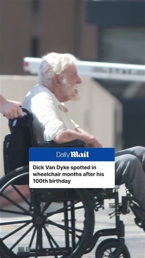 Dick Van Dyke seen in wheelchair after turning 100