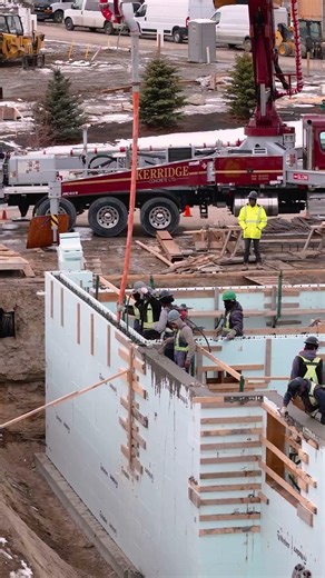 ICF Foundation Pouring