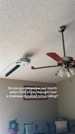 What Do You See? The Ceiling Fan Chainsaw Confusion