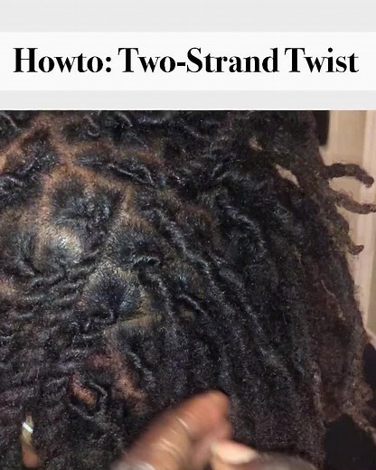 How to do two-strand twists for dread retwist styling! #howto #howtohair #dreadhead #twostrandtwist #blackmenwithstyle #blackmenhairstyles