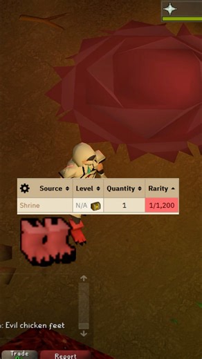 one of OSRS most rare drops