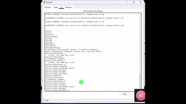 Episode 1:How CREATE a VLAN on Cisco Switch [Cisco Packet Tracer]