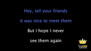 The Chainsmokers feat Halsey - Closer KARAOKE / INSTRUMENTAL