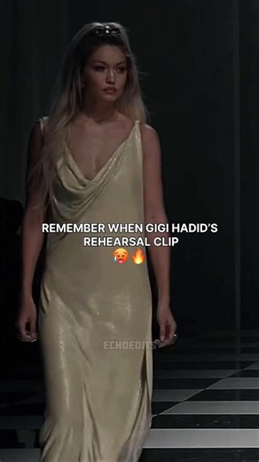 When Gigi’s practice walk got more view than the show🥵🔥 #ytshorts #shorts #viral #edit