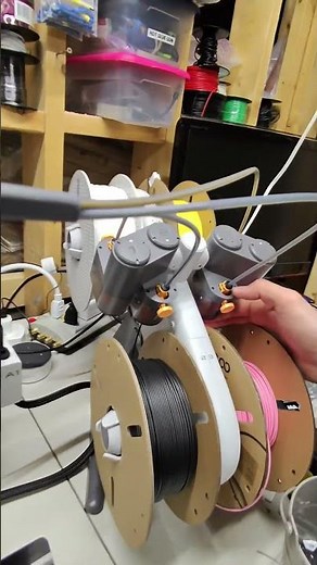 How to clear AMS lite PTFE tubes clogged. Filament stuck in tubes