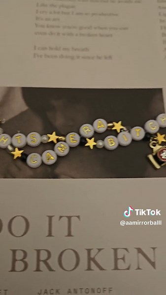 lights, camera, b****, smile | #crafts #diy #jewelry #friendshipbracelets #taylorswift #swiftie #swifttok #ttpd #thetorturedpoetsdepartment #icandoitwithabrokenheart #icdiwabh