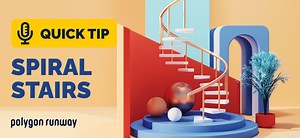 Abstract Spiral Stairs Tutorial
