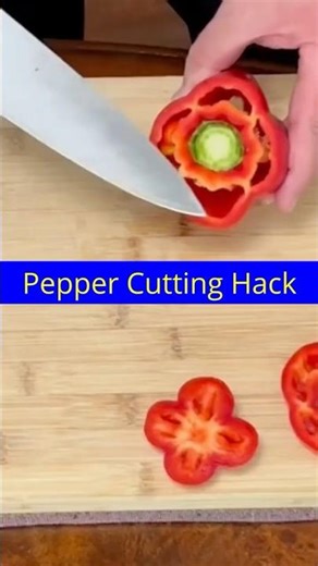 Bell Pepper Cutting Hack: Remove All Seeds in Seconds & Master Julienne & Dice