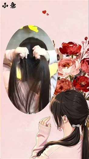 Korean double ponytail tutorial is simple and easy to use This double ponytail modifies the fac
