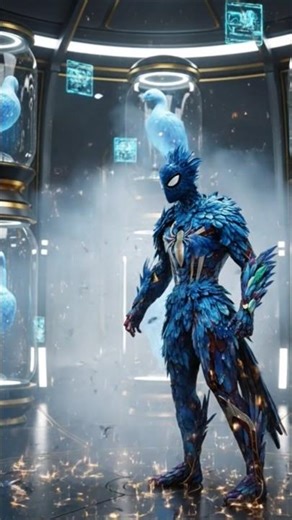 Spider-Man VIP Lab Power 😱 | Bird Touch Transformation | Cinematic AI