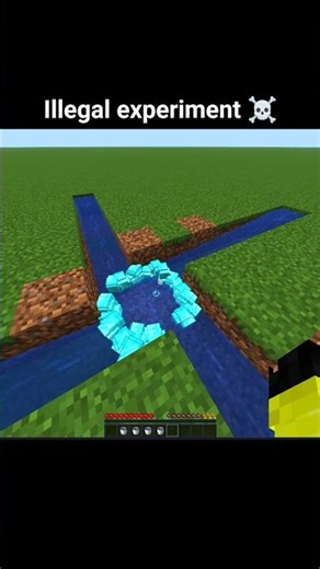 illegal experiment in Minecraft ☠️ #shorts #songlyrics