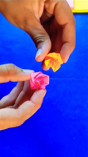 🌸 Easy Origami Paper Rose 🌸 | Cute Mini Paper Flower DIY ✨