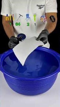 Try to guess how many tissue papers it tooks What will happen next? #experiment #asmr