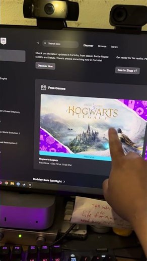 Get the game HOGWARTS LEGACY PC for free on the EPIC GAME STORE.