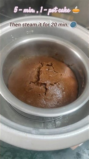 eggless 15 min. wheat flour chocolate cake (no oven)😋✨