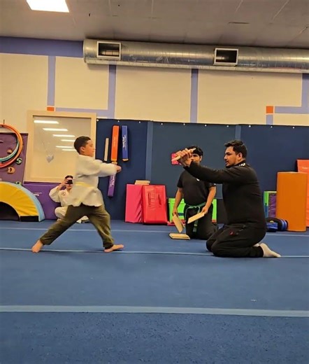 six year old breaking boards