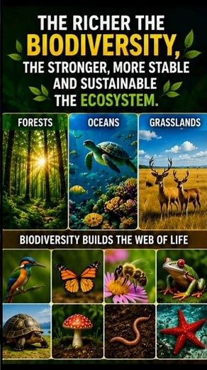Why Is Biodiversity So Important? 🌍 #facts #science #new
