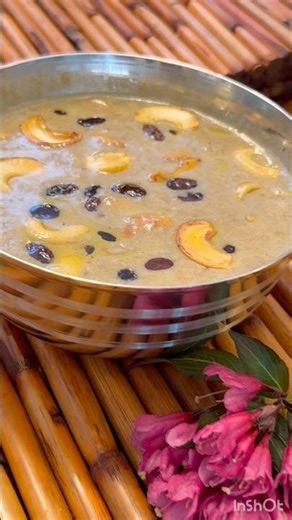 Pooram Wishes Everyone! Easy Sadya Payasam Aval Payasam with Matta Aval or Red Rice flakes & Milk