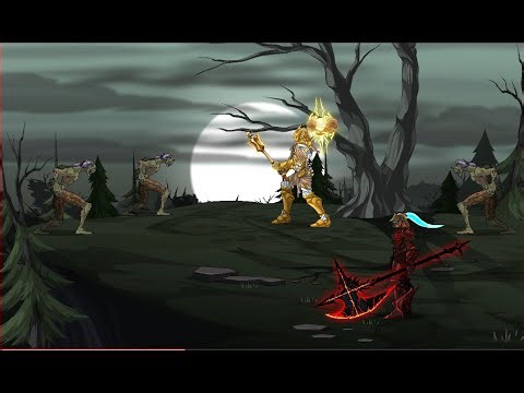 DragonFable : DoomKnight versus Sandworn Paladin