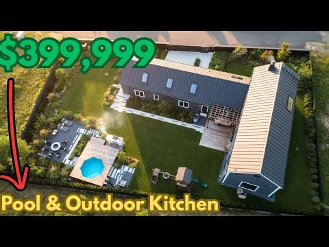 L-Shape Barndominium with Pool & Outdoor Kitchen Under $400K | Complete Design & Cost Breakdown 2026